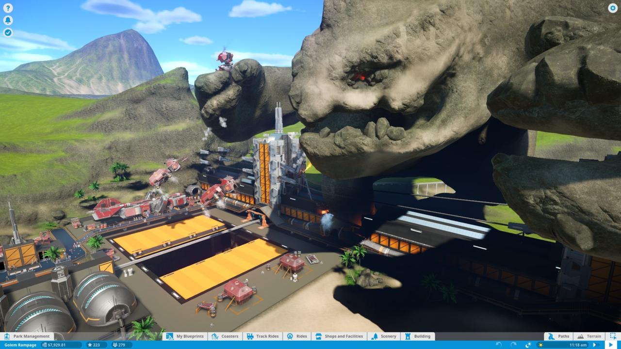 Career mode offers beautiful parks in dire circumstances.