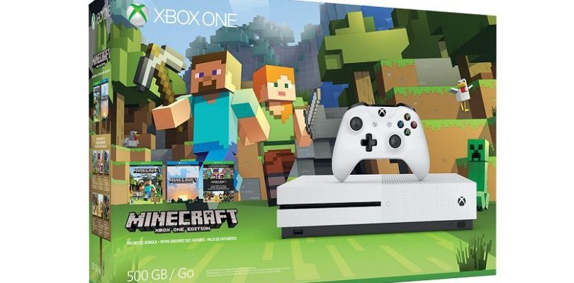 Xbox One S Minecraft Bundle Drops to $230 Today
