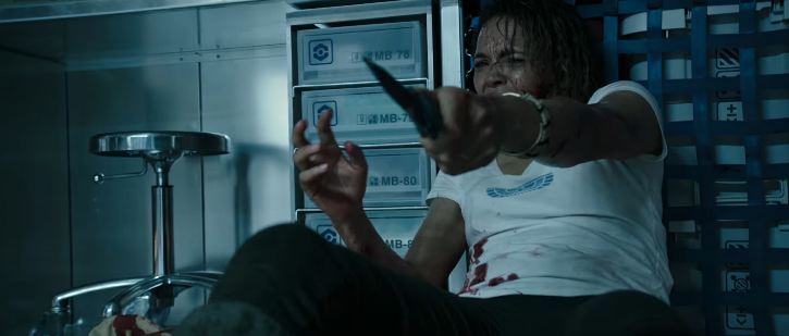 A scene from Alien: Covenant's first trailer