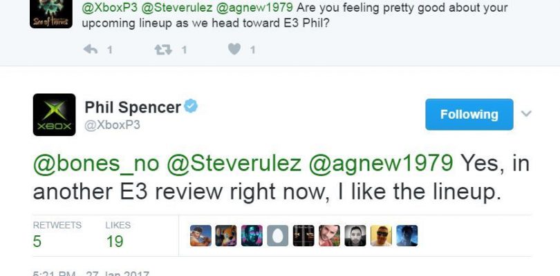 Xbox Boss Teases E3 Showing — "I Like The Lineup"