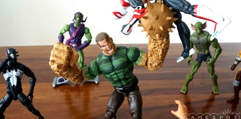 Unboxing: Spider-Man Action Figure Line With Sandman Build-A-Figure