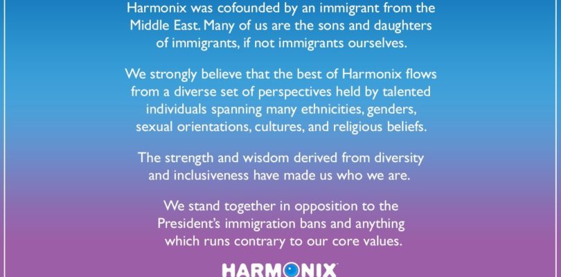 Harmonix Speaks Out Against Trump Immigration Ban