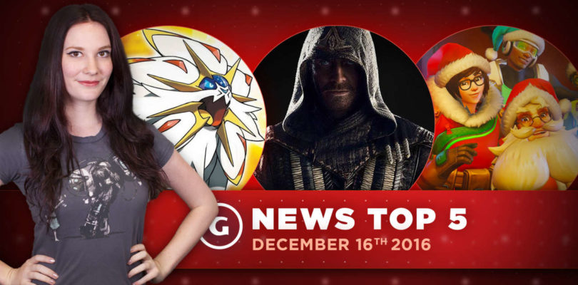 GS News Top 5 – Pokemon Sun & Moon Event Flops, Overwatch Winter Update!